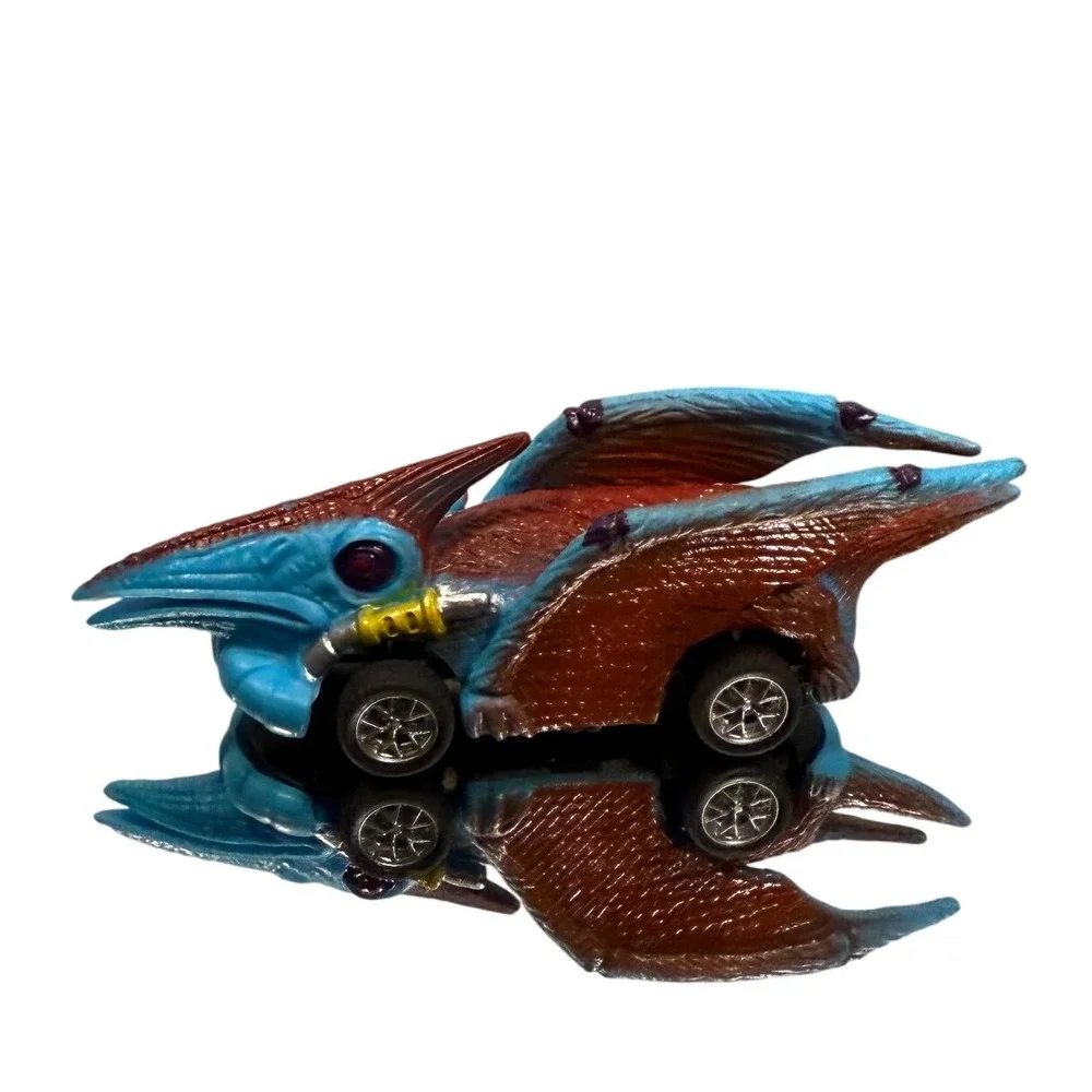 Dinocar Pterodactyl-Style Brown‎ & Blue Toy Car Unique Dinosaur Vehicle